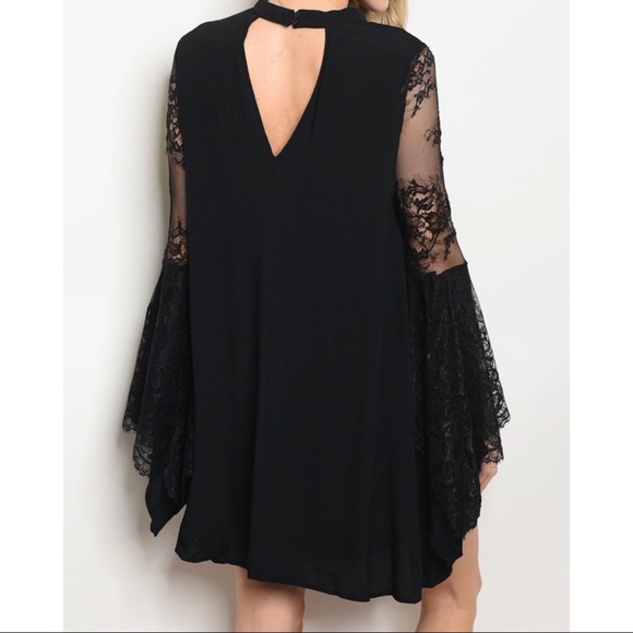 BLACK LACE DRESS - Picture 3 of 3